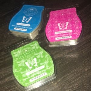 3 SCENTSY wax melts